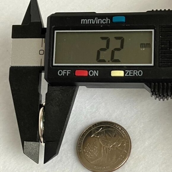 Sterling Silver 925 Modernist Oval Faux Turquoise Tapered Shank Ring Sz 5.25 - Picture 15 of 16